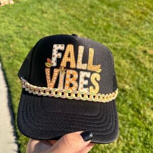 OTTO Black Hat with Fall Vibes Design